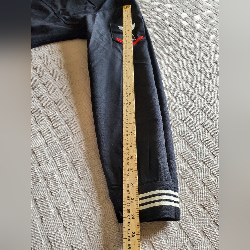 VTG Collectors Item- 80s USS Long Beach Navy Dress Blues "Crackerjack" Set - Picture 9 of 16
